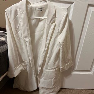 Misguided white blazer